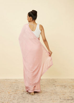 Fairy Tale Pink Sequined Saree image number 2